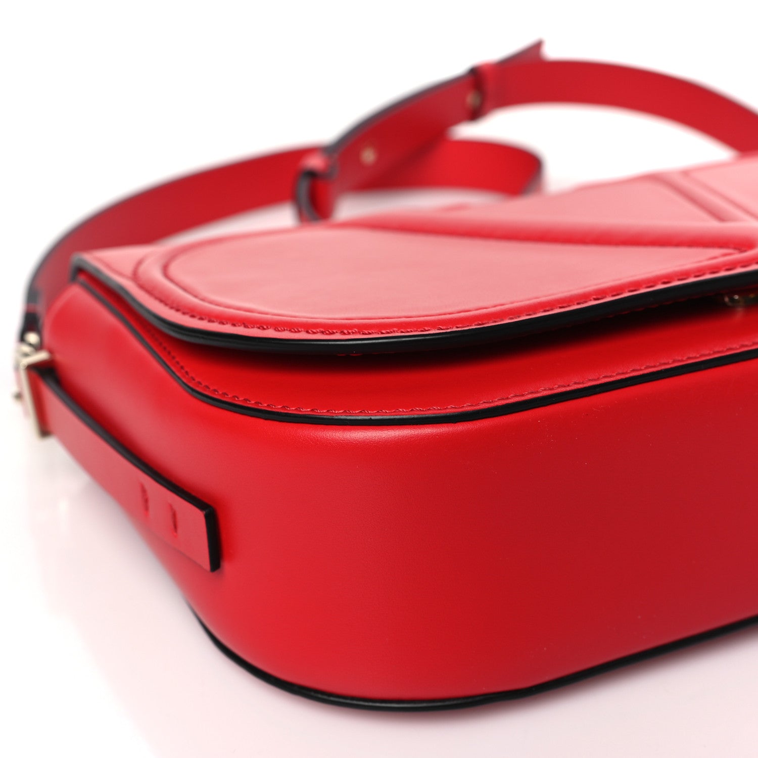 Valentino Garavani Calfskin VLogo Walk Shoulder Bag Rouge Pur 7 of 8