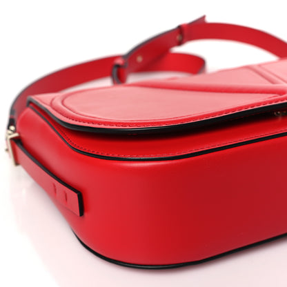 Valentino Garavani Calfskin VLogo Walk Shoulder Bag Rouge Pur 7 of 8