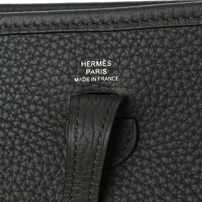 Hermes Taurillon Clemence Evelyne TPM Vert De Gris 6 of 9