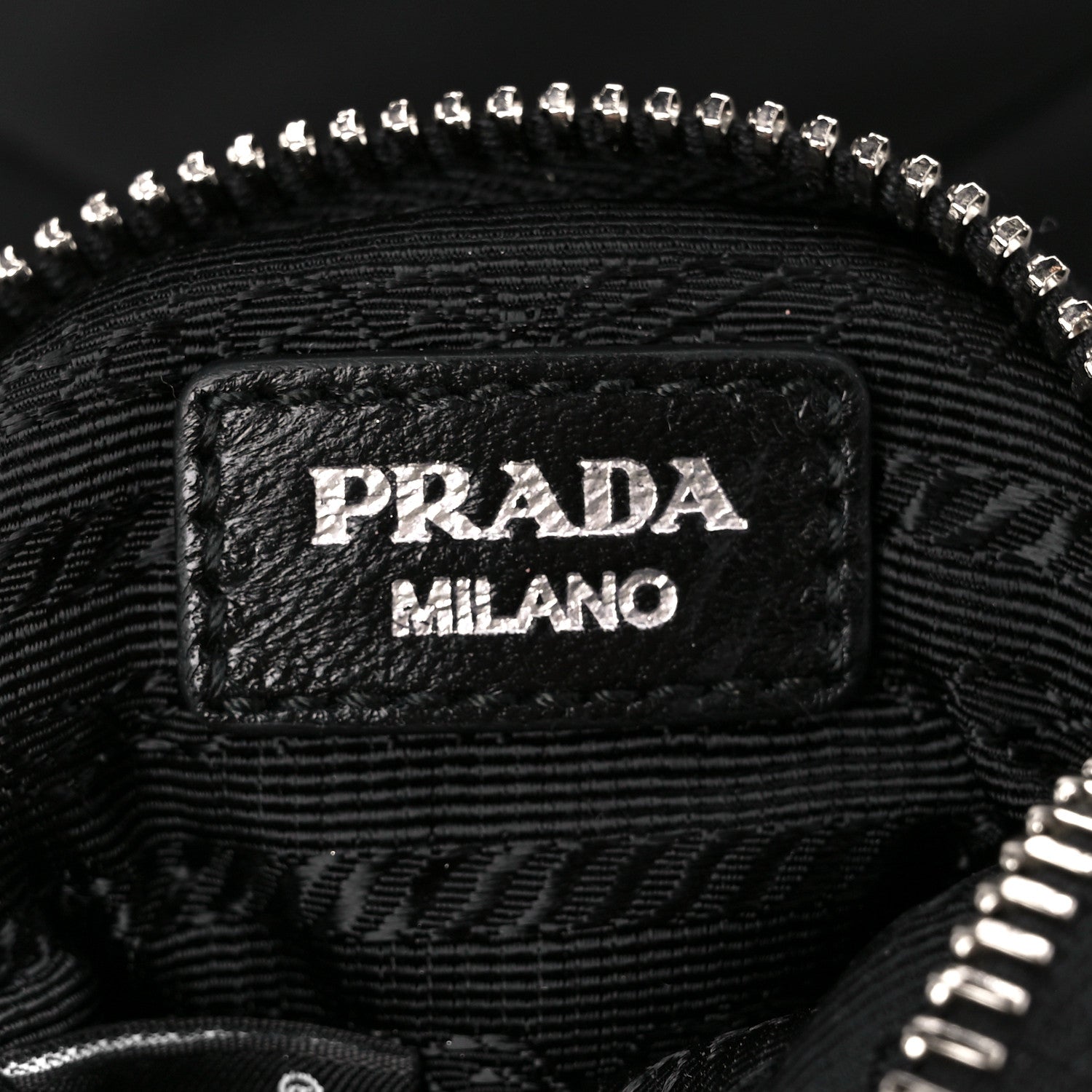 Prada Re-Nylon Nappa Triangle Quilted Padded Double Handled Zip Pocket Tote Black 9 of 12