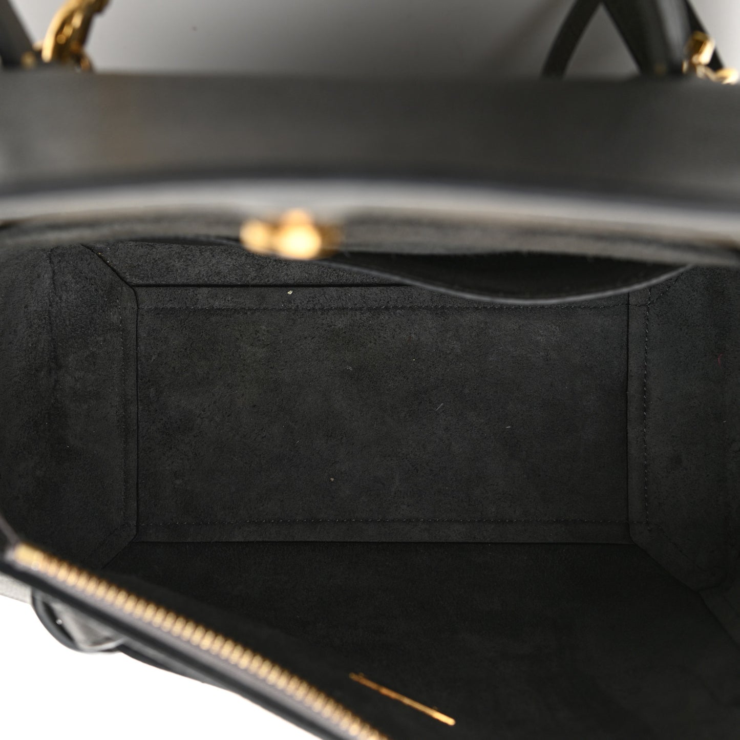 Grained Calfskin Micro Belt Bag Grey