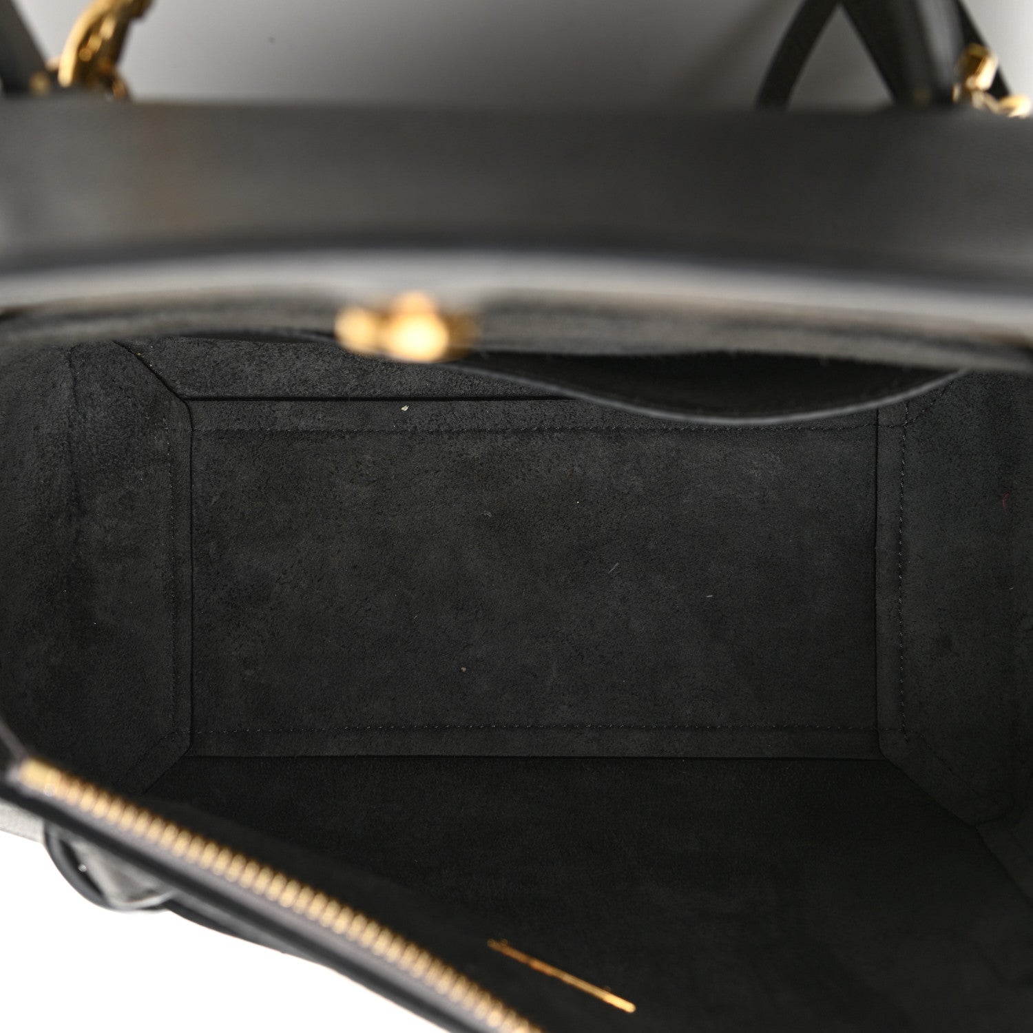 Celine Grained Calfskin Micro Belt Bag Grey 5 of 19