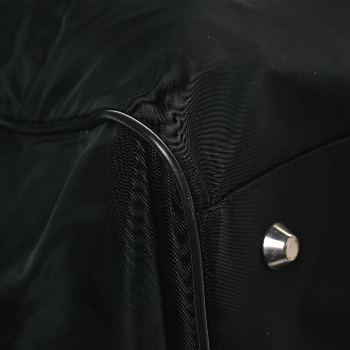 Tessuto Nylon Saffiano Duffle Black