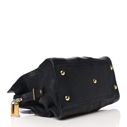 Saint Laurent Sheepskin Small Cabas ChYc Navy 3 of 26