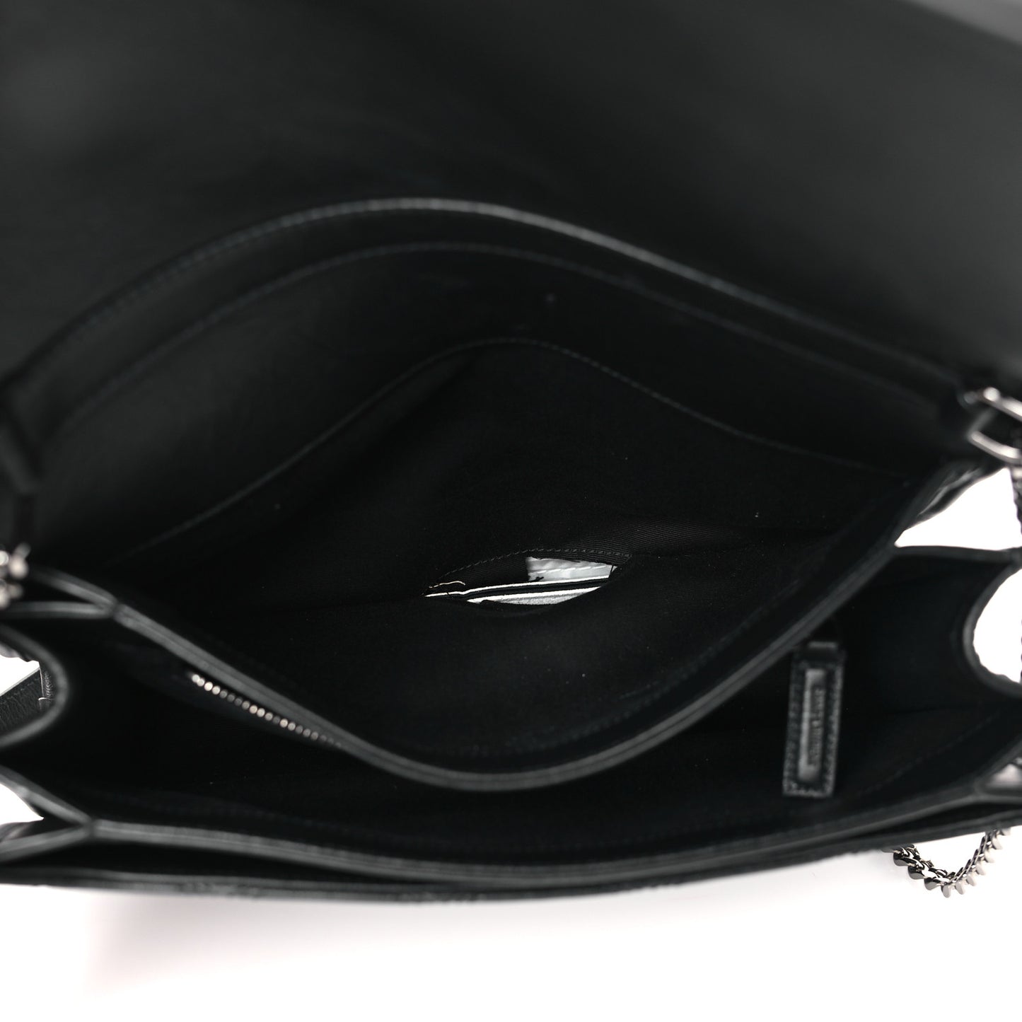 Lambskin Quilted Small Becky Chain Bag Black