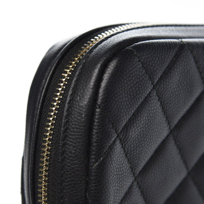 Chanel Caviar Small Curvy Pouch Black 8 of 9