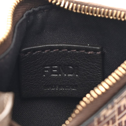 Fendi Vitello Liberty Micro FF Embossed O'Lock Card Holder Beige Amido Maya 6 of 8