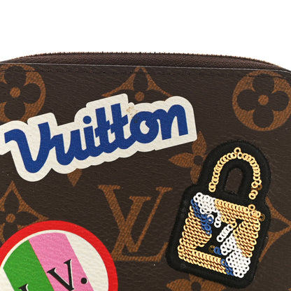 Louis Vuitton Monogram Travel Stickers Zippy Coin Purse 7 of 9