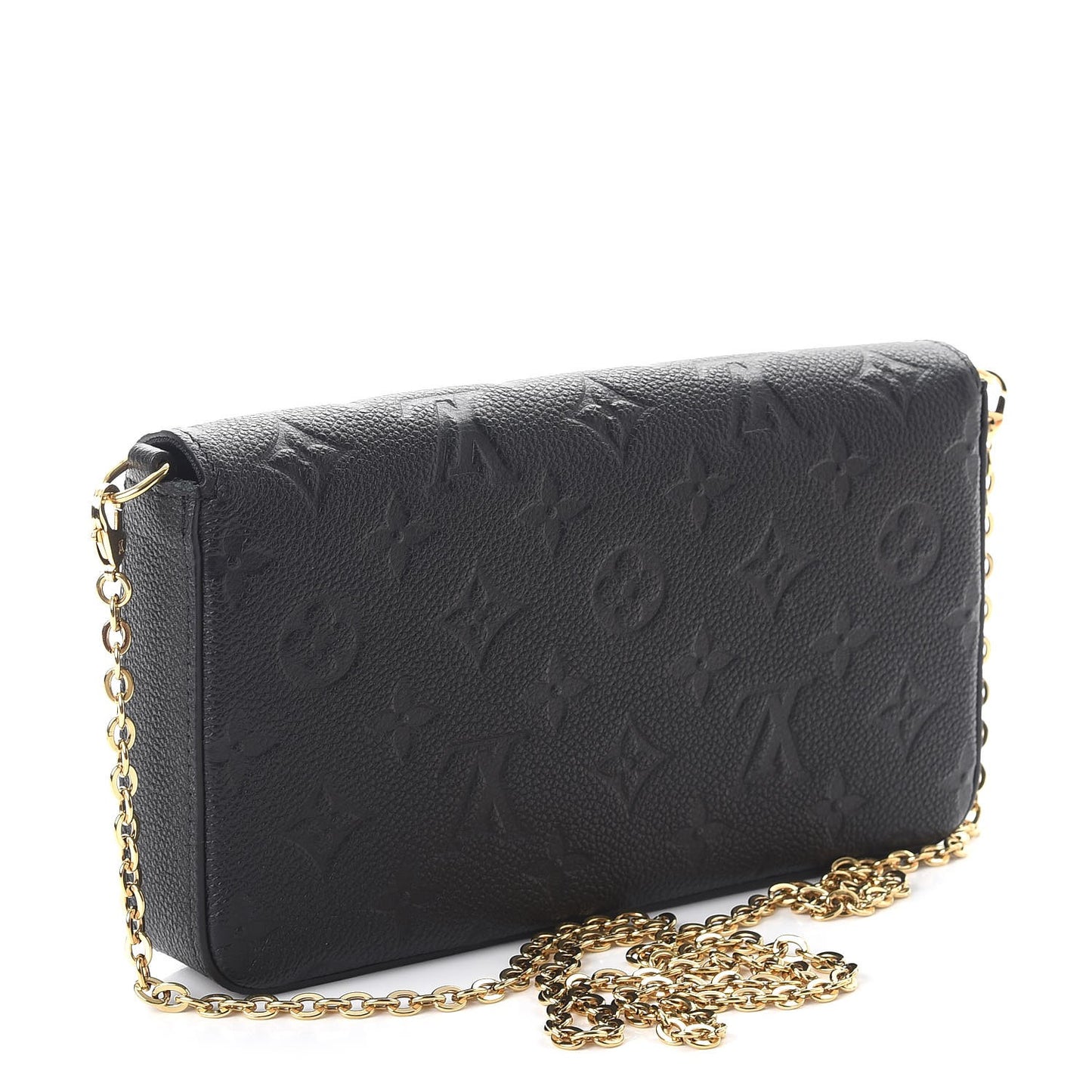 Empreinte Pochette Felicie Chain Wallet Black