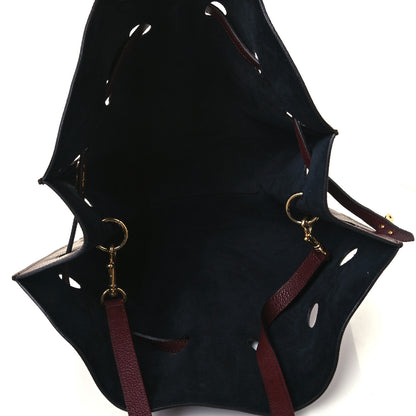 Mulberry Grained Calfskin Small Tyndale Bucket Bag Burgundy 5 of 10