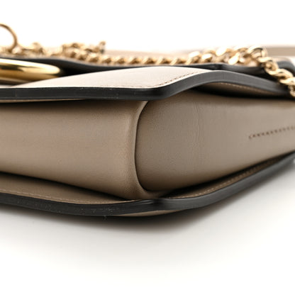 Chloe Suede Calfskin Small Faye Shoulder Bag Motty Grey 9 of 10