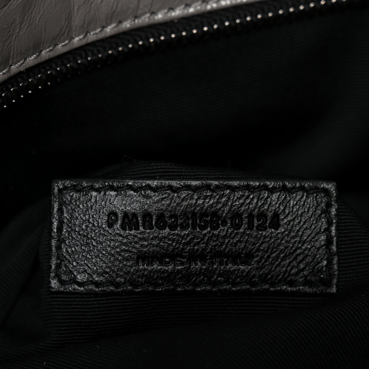 Crinkled Calfskin Matelasse Monogram Medium Niki Chain Satchel Fog