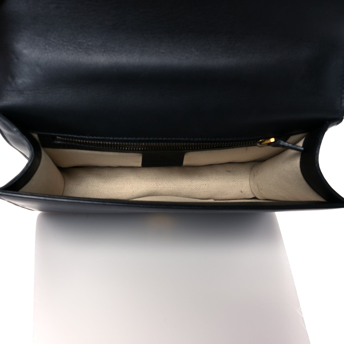 Calfskin Web Medium Peony Chain Shoulder Bag Black