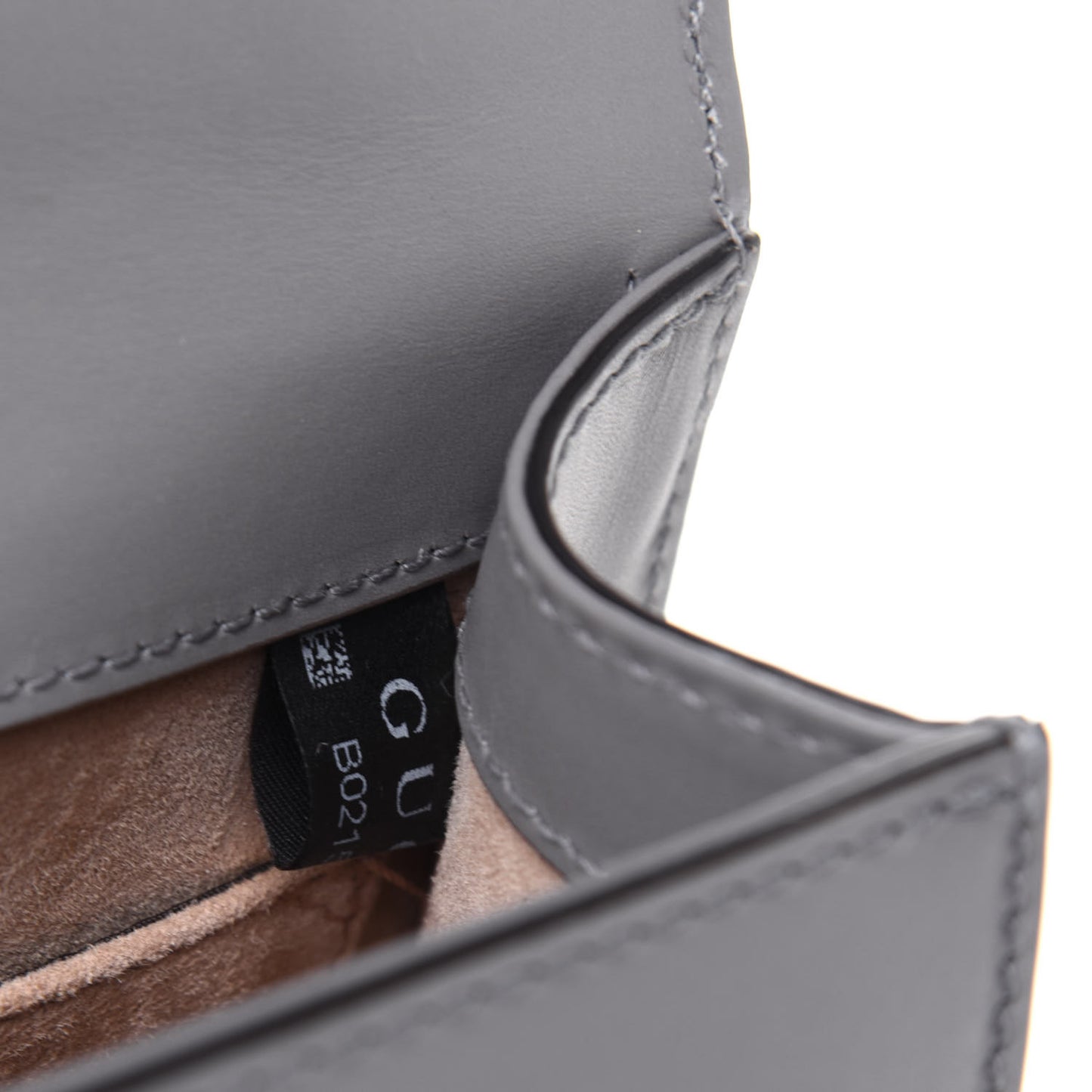 Calfskin Mini Sylvie Chain Shoulder Bag Deep Grey