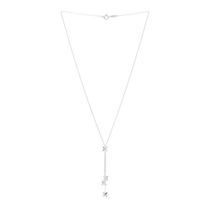 Tiffany Sterling Silver X Lariat Necklace 2 of 3
