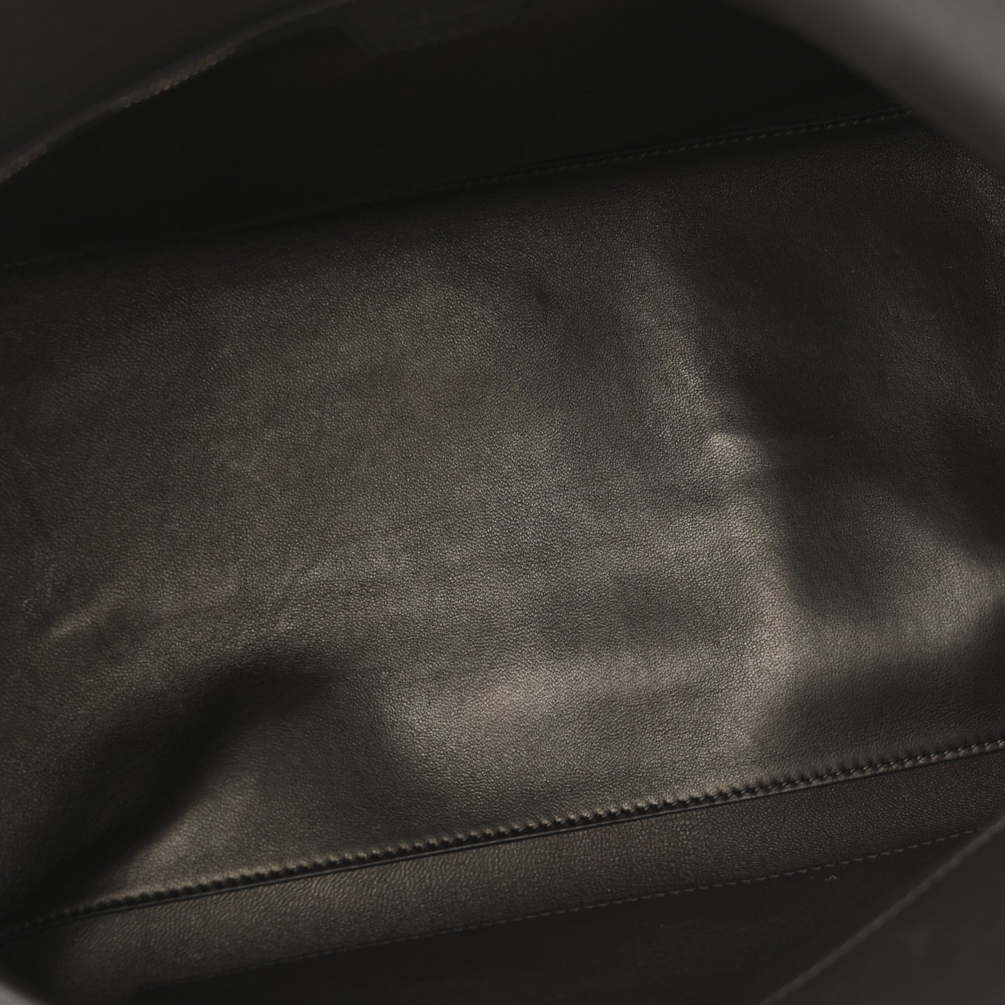 Grained Calfskin Terrasse Bag Dark Brown
