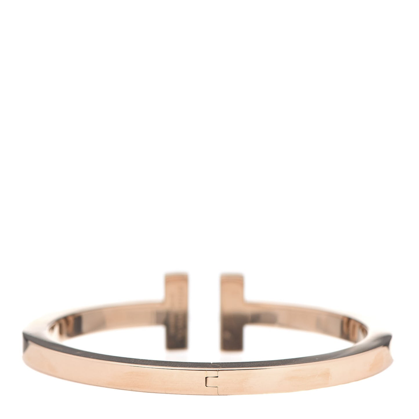 18K Rose Gold T Square Bracelet