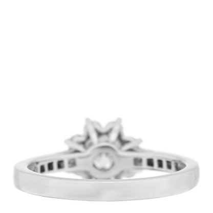 Tiffany Platinum Diamond Flower Ring 50 5.5 3 of 4