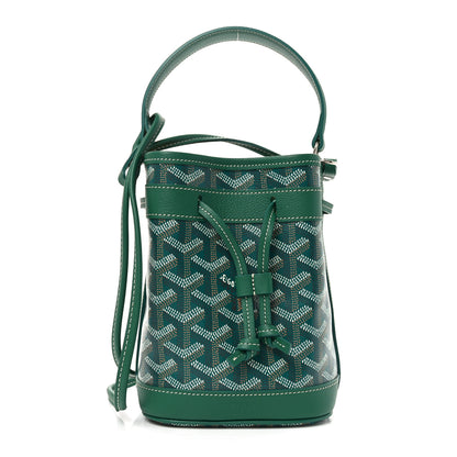 Goyard Goyardine Petit Flot Mini Bucket Bag Green 1 of 10