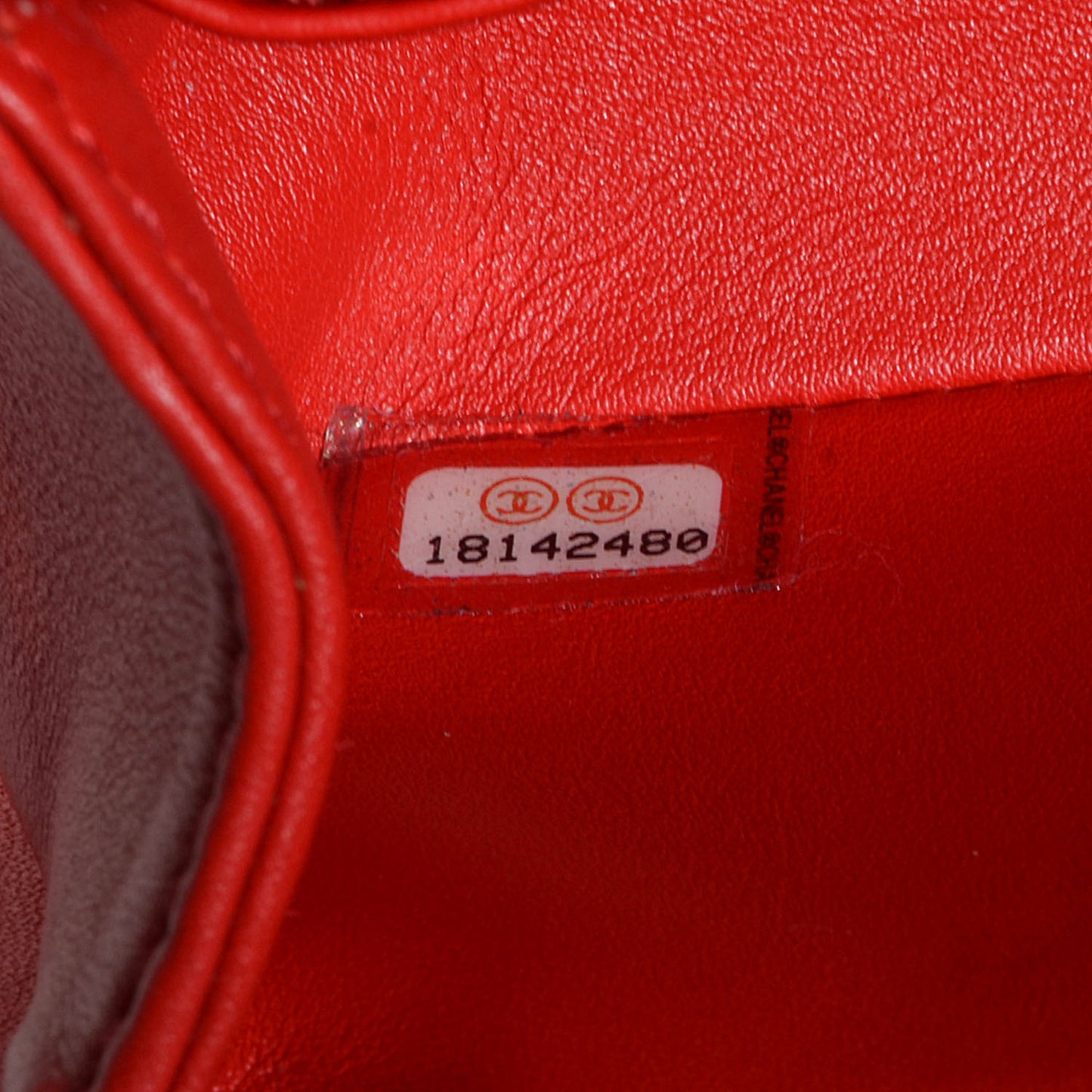 Galuchat Lambskin Mini Boy Flap Red