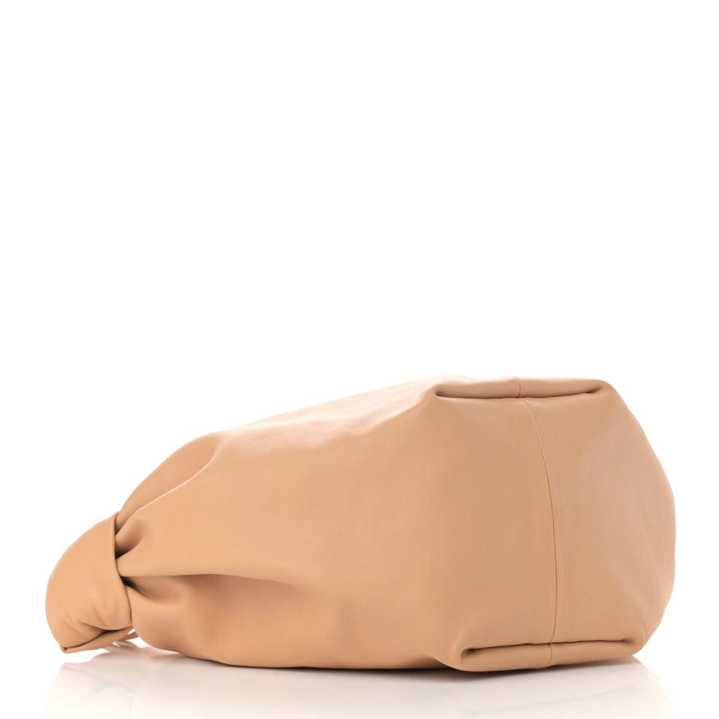 Calfskin Mini Double Knot Bag Almond
