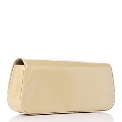 Louis Vuitton Patent Sobe Clutch Blanc Corail 3 of 9