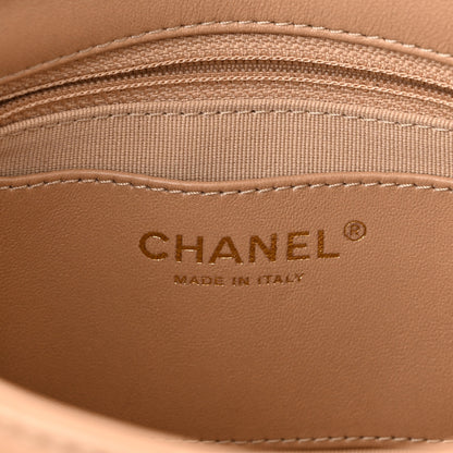 Chanel Lambskin Quilted Small CC Funky Town Flap Beige 6 of 10