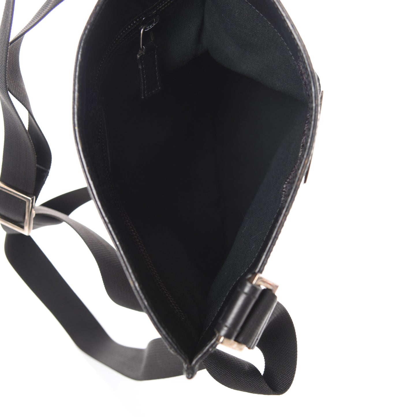 GG Monogram Messenger Crossbody Bag Black