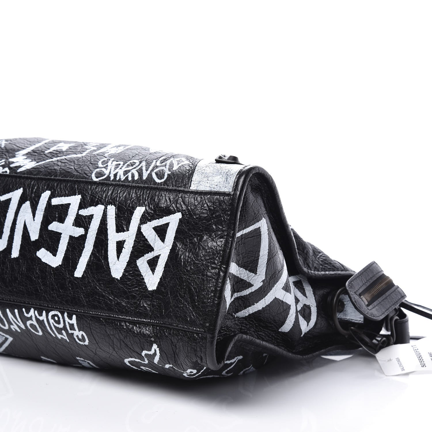 Balenciaga Agneau Arena Graffiti All Over Classic Hardware City Black White 7 of 10