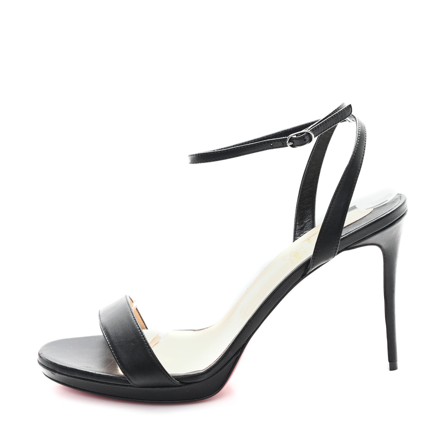 Nappa Loubi Queen 120 Pumps 40 Black