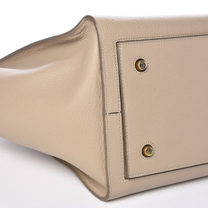 Celine Crisped Calfskin Medium Tie Knot Tote Light Taupe 11 of 14