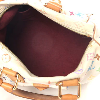 Louis Vuitton Monogram Multicolor Speedy 30 White 5 of 15