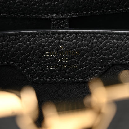 Louis Vuitton Taurillon Embellished Flower Crown Capucines PM Black 6 of 10