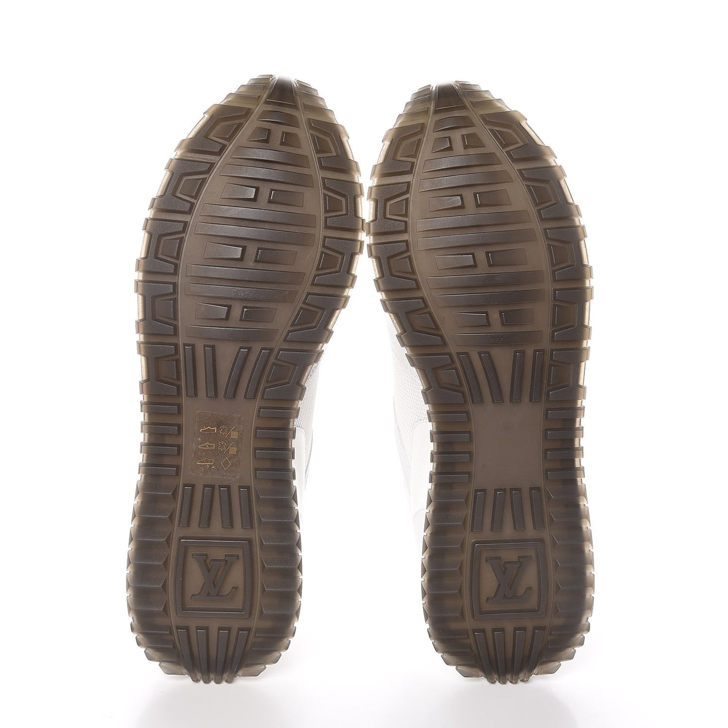 Calfskin Mesh Run Away Sneakers 39 White