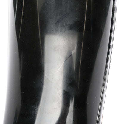 Gucci Rubber Horsebit Knee High Boots 40 Black 8 of 10