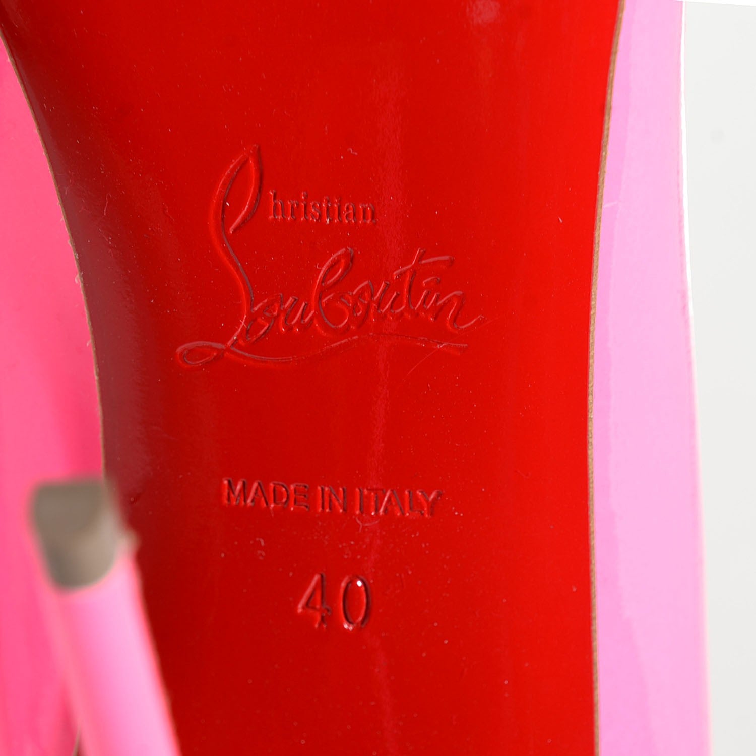 Christian Louboutin Patent So Kate 120 Pumps 40 Shocking Pink 6 of 7