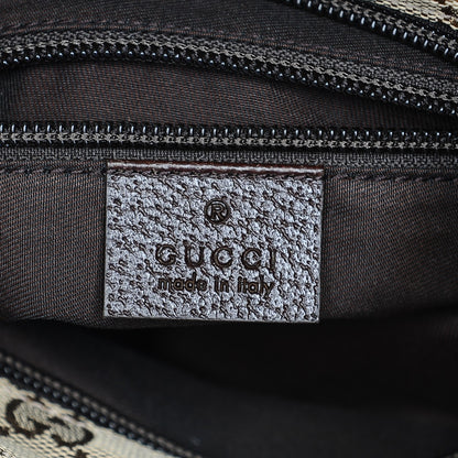 Gucci Monogram Web Small Flat Messenger Bag Dark Brown 6 of 6