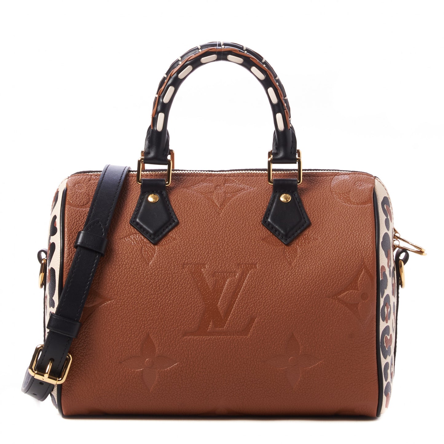 Empreinte Monogram Giant Wild At Heart Speedy Bandouliere 25 Caramel