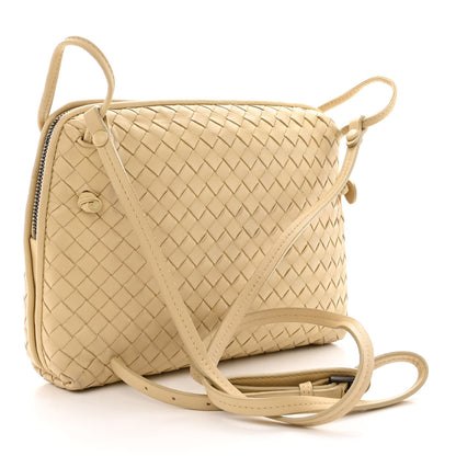 Bottega Veneta Nappa Intrecciato Nodini Crossbody Messenger Mink 4 of 11