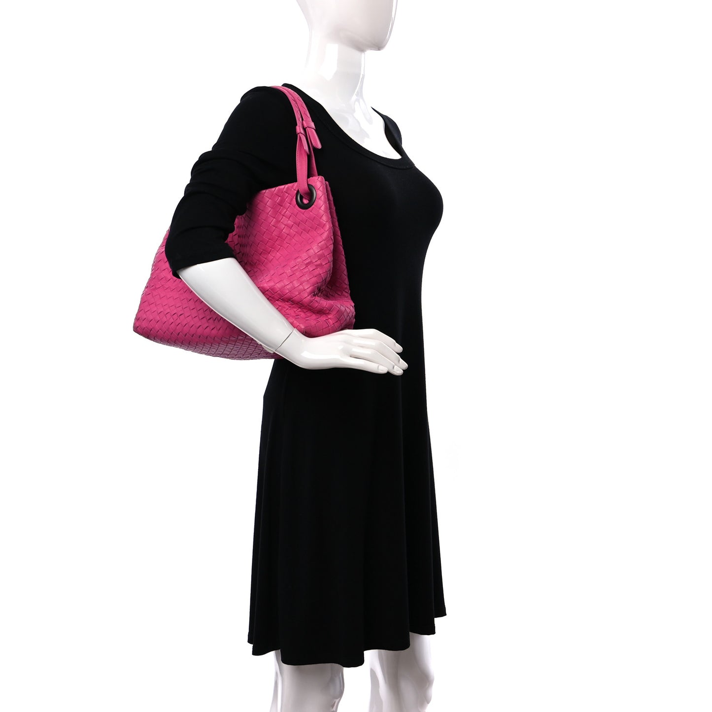 Nappa Intrecciato Bella Tote Pink