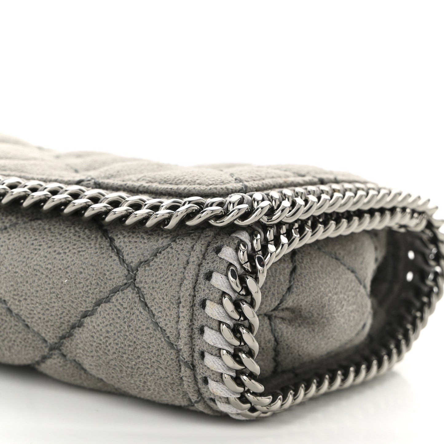 Shaggy Deer Quilted Falabella Grey
