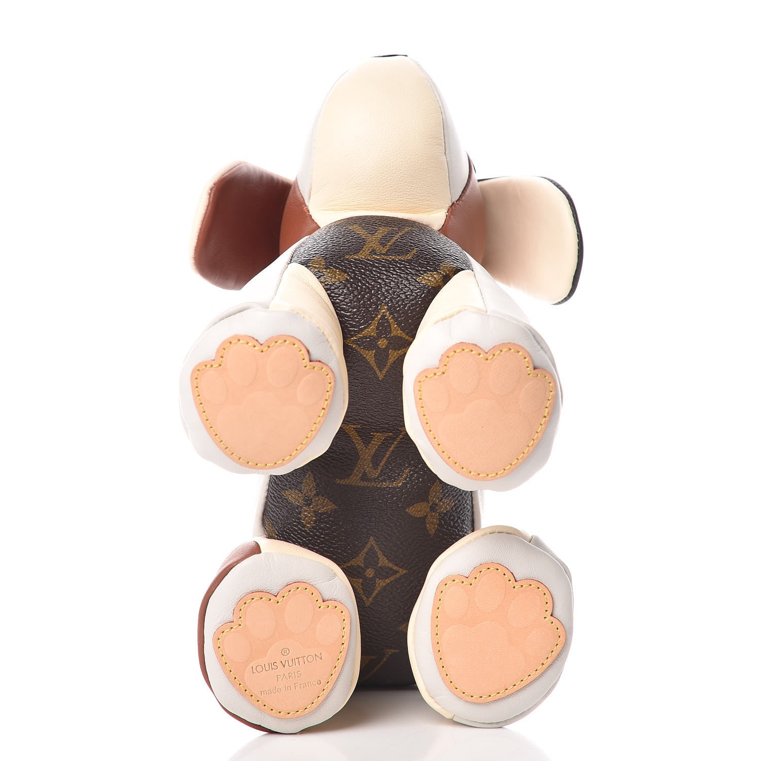 Louis Vuitton Calfskin Monogram Doudou Oscar Dog Beige 6 of 9