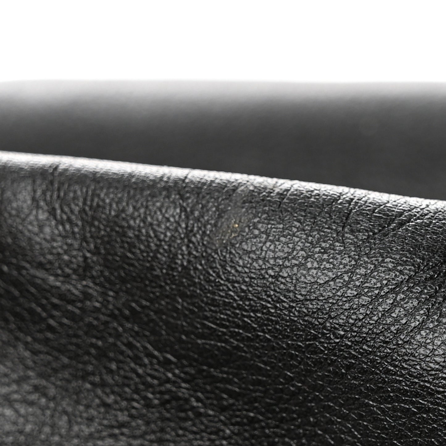Lambskin Quilted Enamel CC Pillow Soft Flap Black