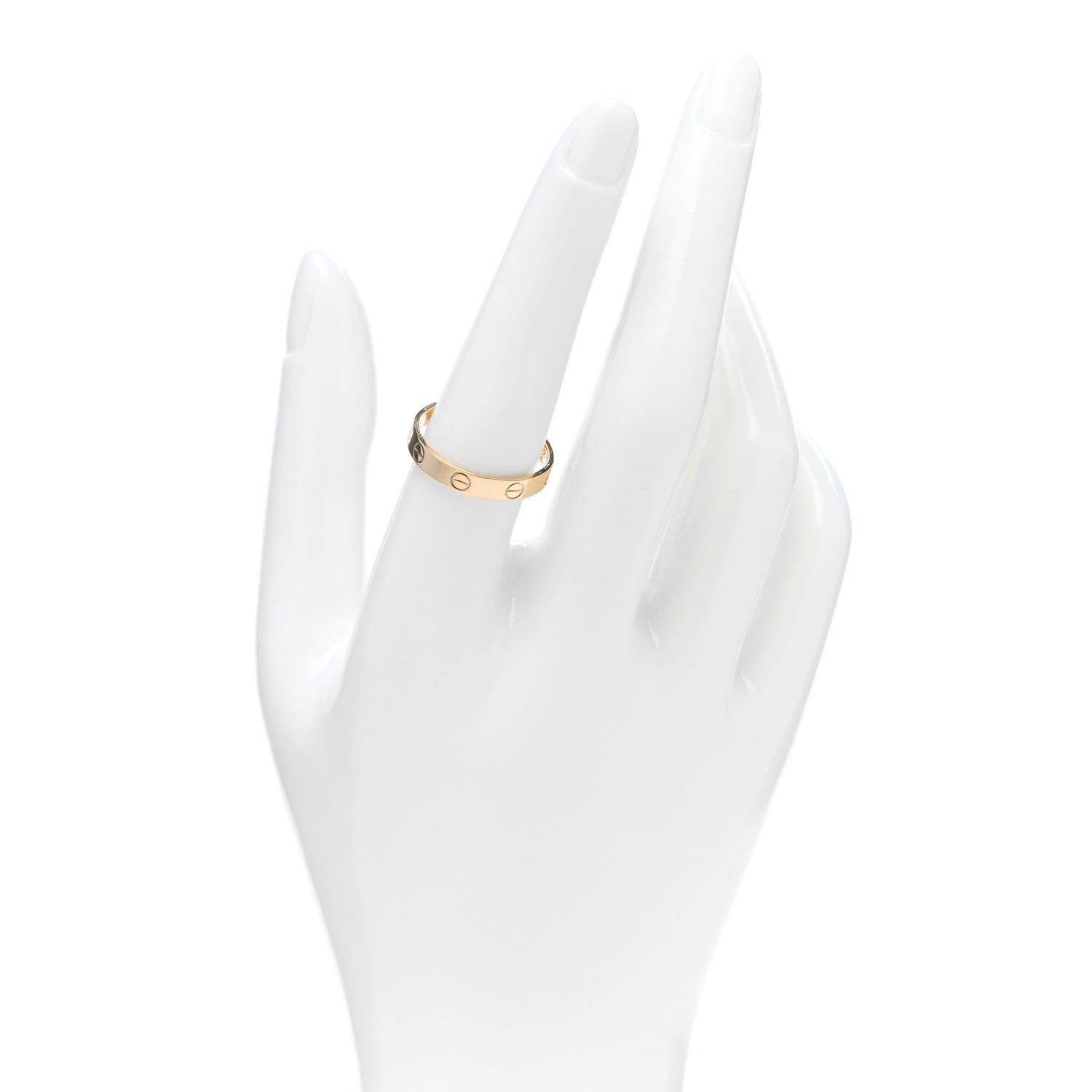 Cartier 18K Yellow Gold 3.5mm LOVE Wedding Band Ring 57 8 2 of 7