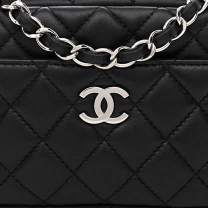 Chanel Calfskin Quilted Camera Case Black 7 of 9
