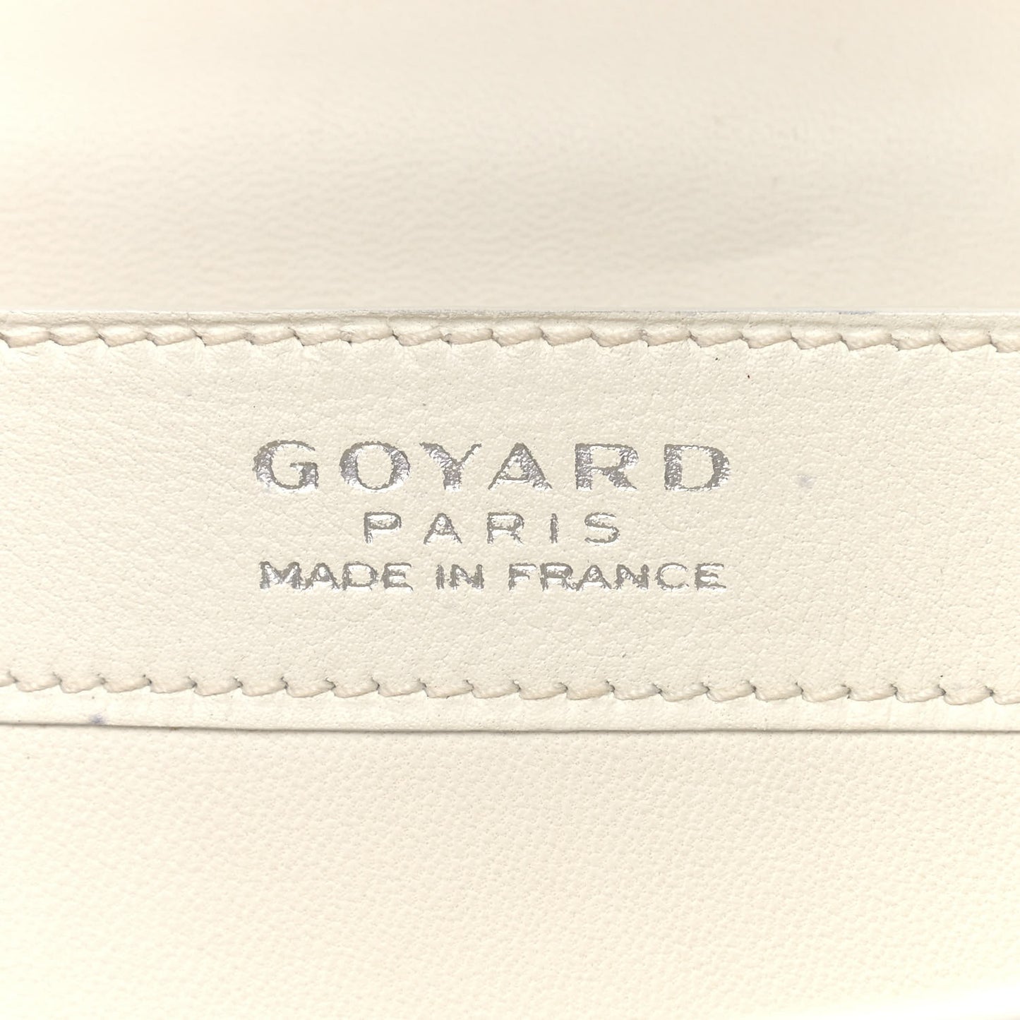 Goyardine 233 PM Shoulder Bag White