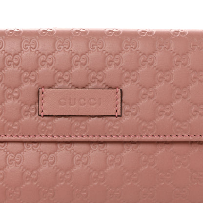 Gucci Microguccissima Flap Wallet Soft Pink 8 of 9