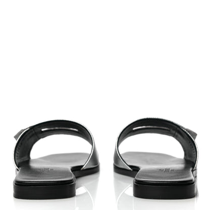 Hermes Epsom View Sandals 36 Argent 7 of 17