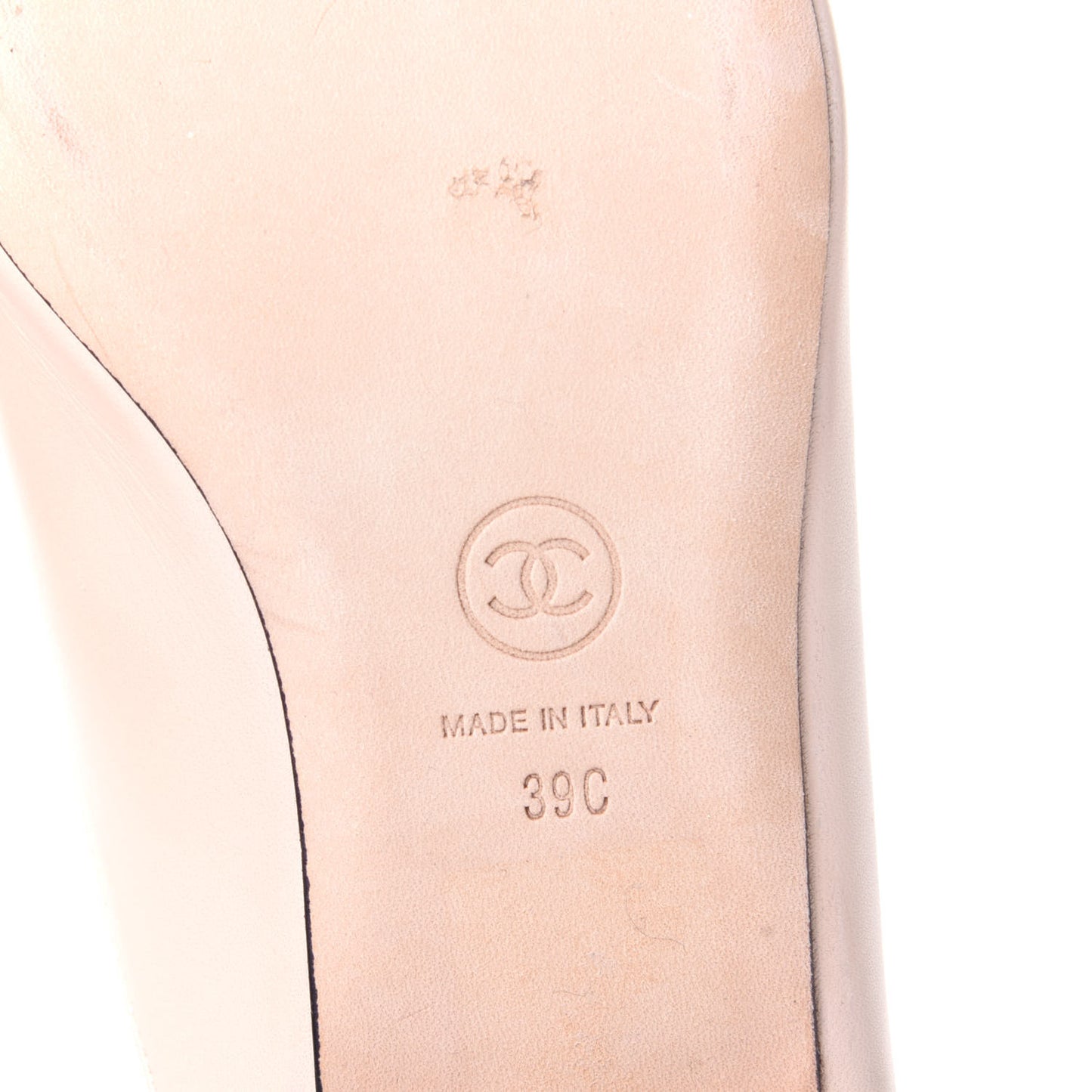 Lambskin Satin Cap Toe CC Mules 39 Pink Black