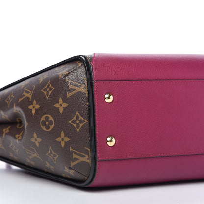 Louis Vuitton Calfskin Monogram Kimono Tote Grape 6 of 9